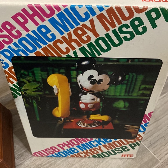 Vintage Mickey Mouse Walt Disney Touch Tone Phone Model 8000 - Picture 13 of 13